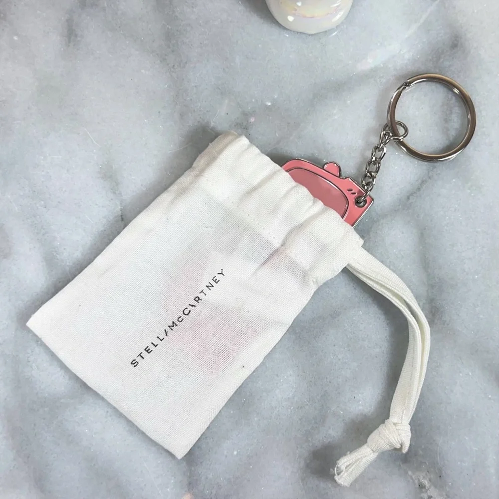 Stella McCartney Pink Sunglasses Keychain/Bag Charm - Picture 6 of 8